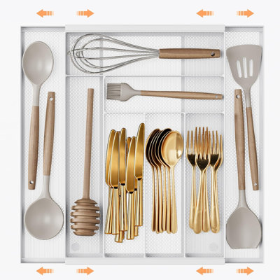 Silverware Organizer Metal Mesh, Drawer Organizer