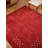 Anley HAND KNOTTED LOOM WOOL ECO-FRIENDLY AREA RUGS  - Rectangle, Red Color, Contemporary Modern Design, High Pile Thick Handmade Anti Skid Area Rugs for Living Room, Bed Room-254706458-253996850