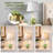 22.5in Gradient Green Glass Table Lamps For Living Room, Bedside Lamps Set Of 2-407676327