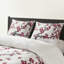 Housse de couette élégante très grand - 100% coton, imprimé floral, coton boutonné, sans insertions, style global, lavable, substances nocives