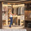 32'' W Corner Closet System with Hanging Rod-426137566