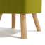 Germain Square Solid Colour Footstool Ottoman-40240736