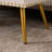 Velvet Storage Ottoman Bench Modern Bedroom End of Bed Bench with Gold Legs-237985597-237618289
