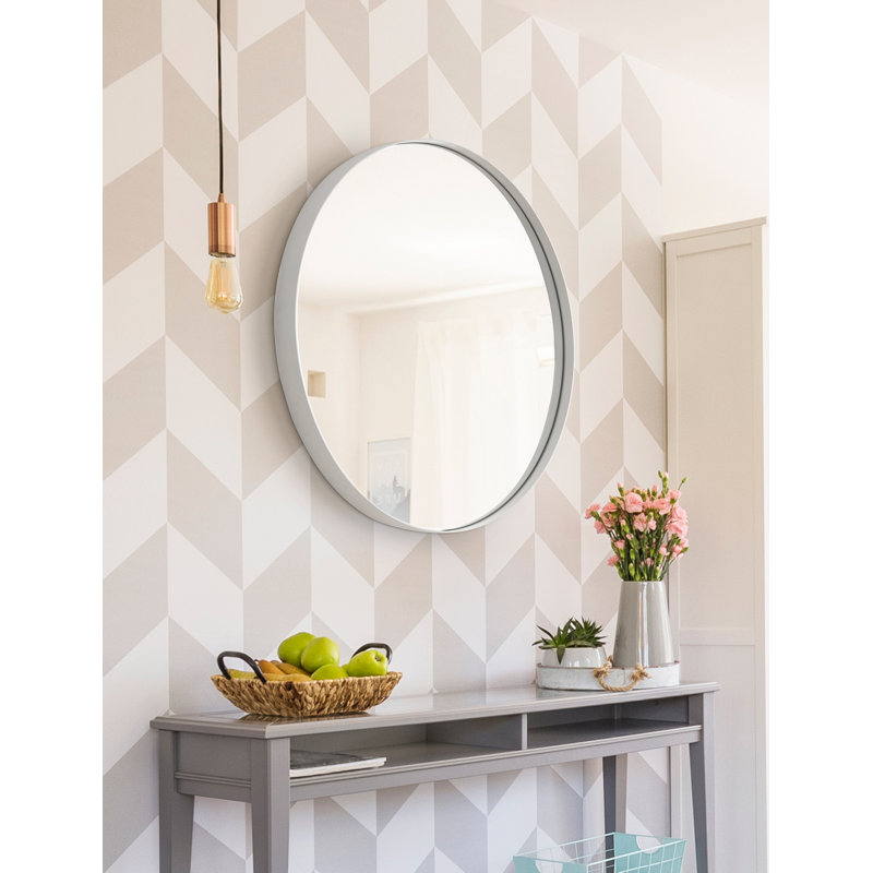 Miroir de salle de bain Birkbeck, H 30 po x l 30 po x P 2 po