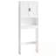 Armoire de rangement Bathrooom avec 2 portes et tablettes ouvertes