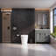 Smart Heated Seat Bidet With Ambient Light,Auto Lid,Warm Air Dryer, LED Display, Night Light