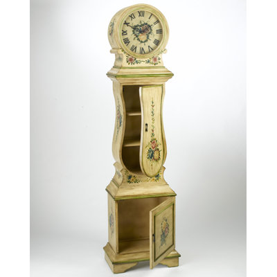 77 in. H Poplar Grandfather Clock