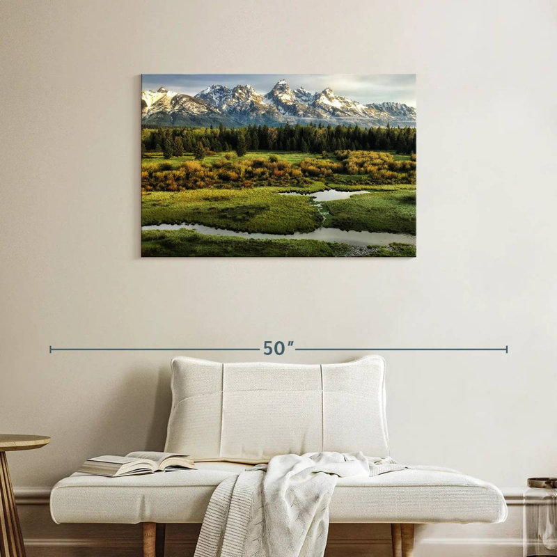 Alvord Majestic Wyoming Mountain Range, 24" H x 36" W