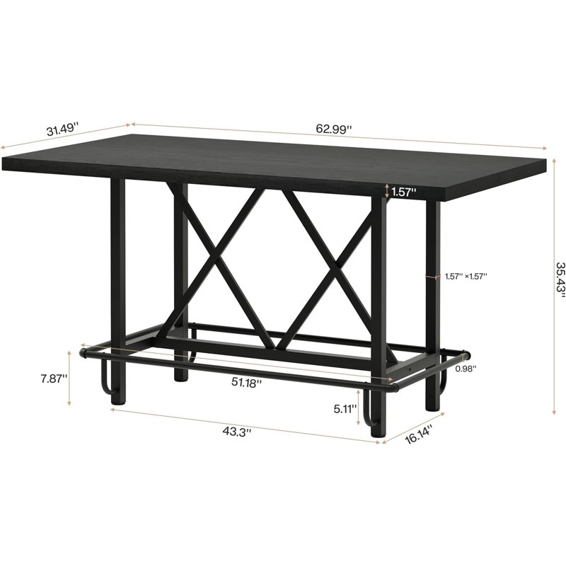 Table de bar (sans la chaise)