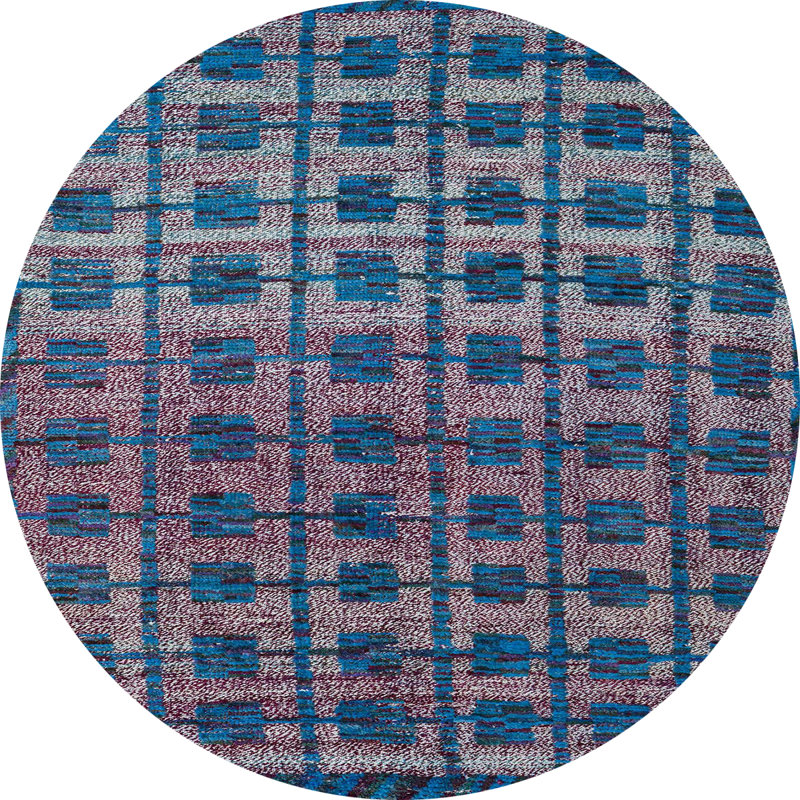 Abstract Indoor Rug, Round 3'
