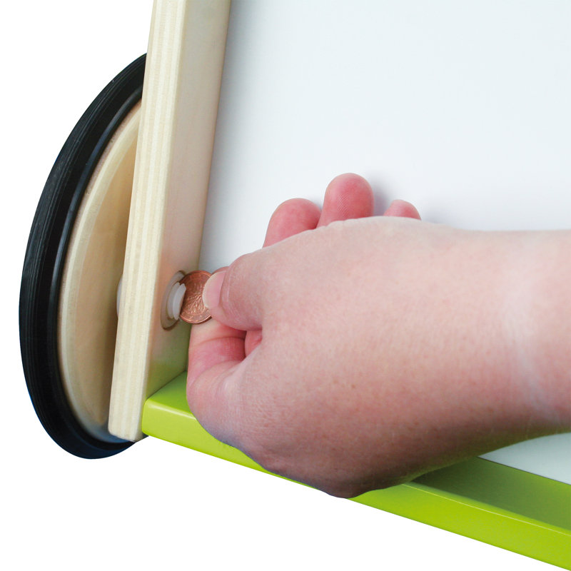 Baby walker with brake