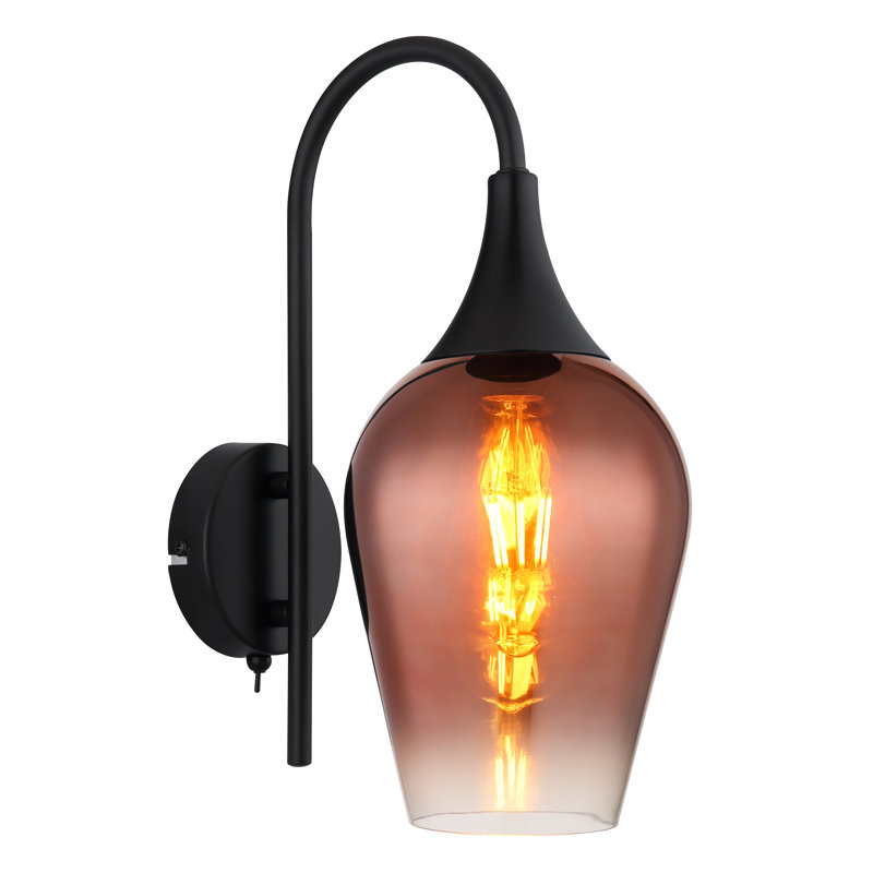 Chesterine Armed Sconce, Red