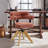 Breunna Linen Upholstered Home Office Task Chair-606507716
