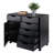 Amonie 6-Drawer Mobile Lateral Filing Cabinet-751356827