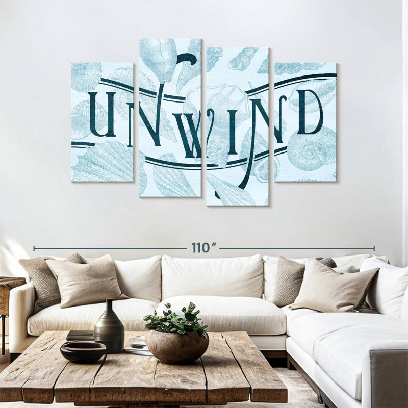 Kema Unwind Shells, 54" H x 84" W