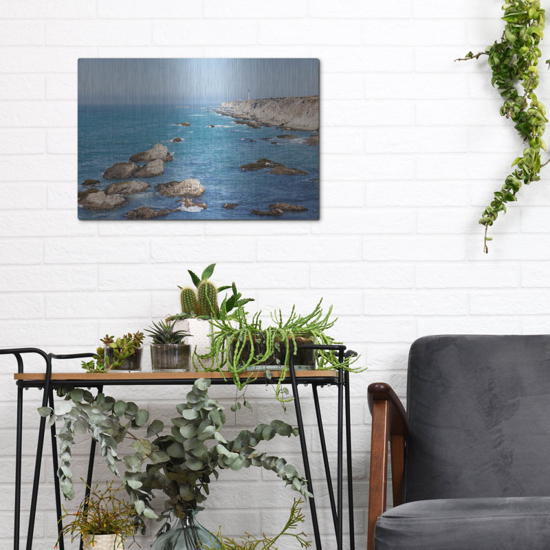 "Phare de Californie" par Nathan Larson, H 12 po x l 16 po