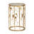 Kountz Mirrored Glass Top End Table
