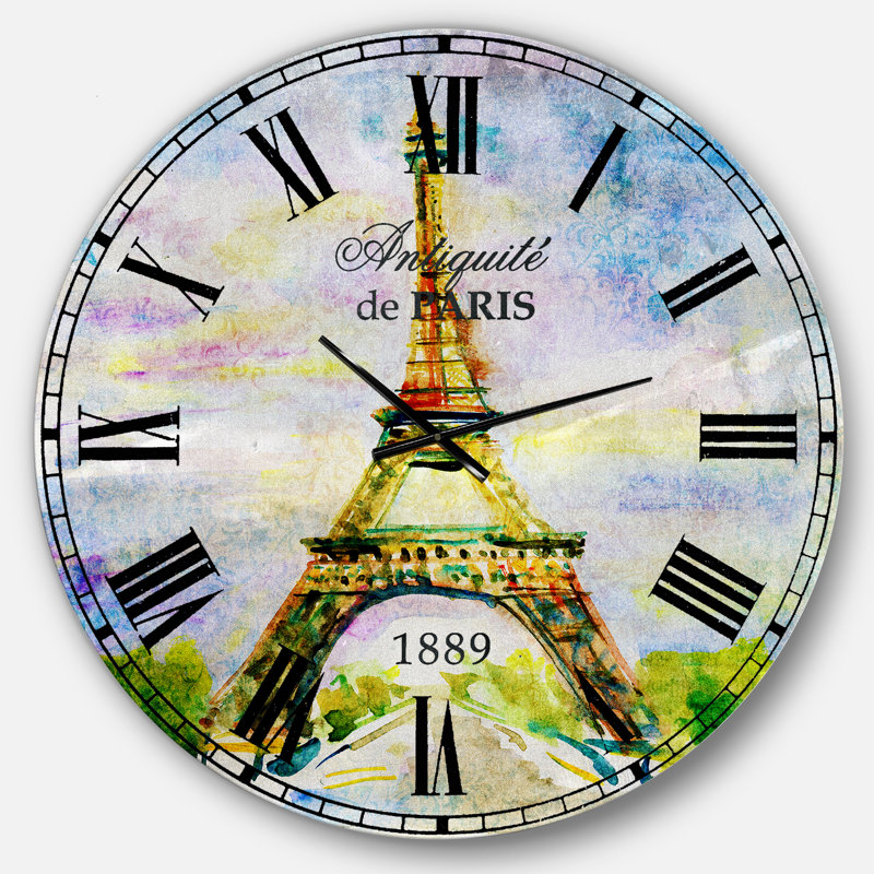 Horloge murale 23 "Swigart Farmhouse, Surdimensionné