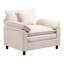 Fauteuil d'appoint surdimensionné en chenille-1195222158
