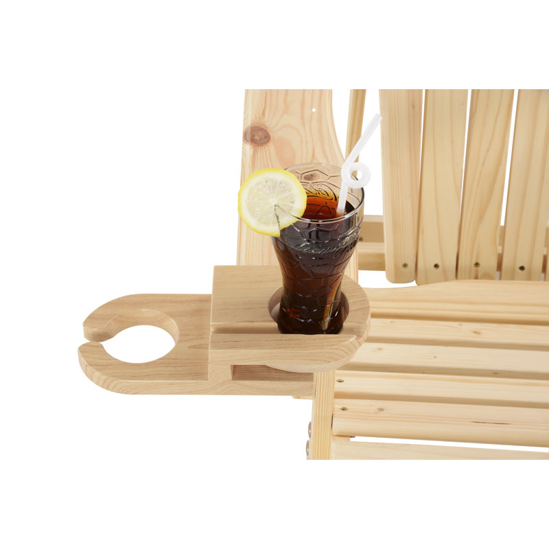 Porte-verres Adirondack double face et porte-gobelet, Bleu ciel