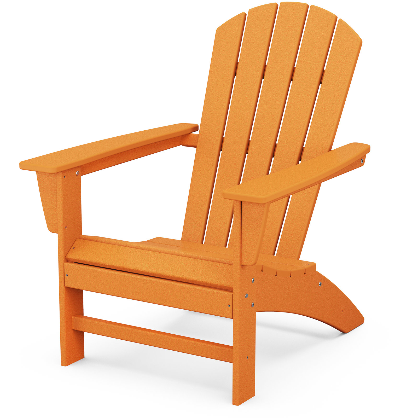 POLYWOOD® Nautical Adirondack Chair, Tangerine