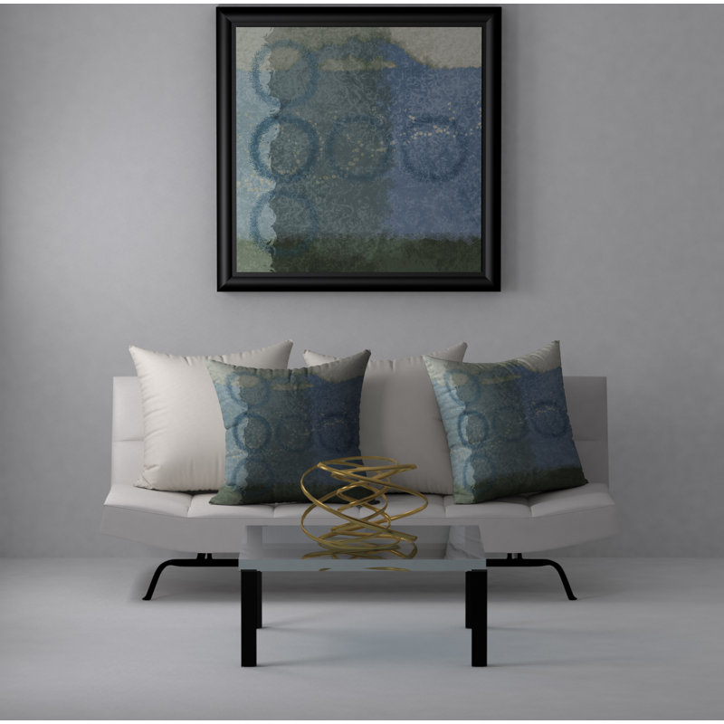 Housse de coussin à coussin carré Lincolnia, H 24 po x l 24 po