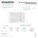 Kingston Brass Aqua Eden 48-Inch Acrylic Rectangular 3-Wall Alcove Tub