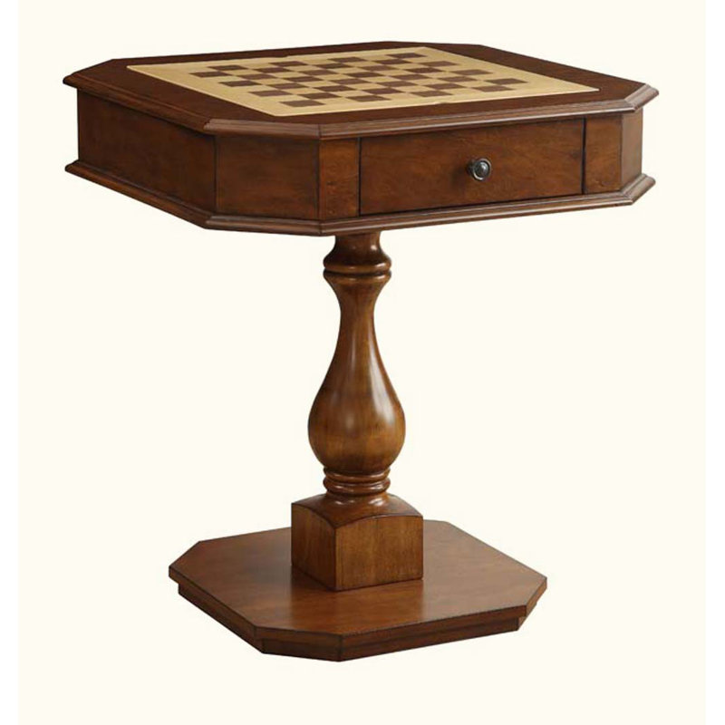 Bishop 28'' L 1 Game Multi Game Table, Brown
