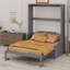 Lit escamotable mural Murphy avec coussin pour plus de confort-129032486