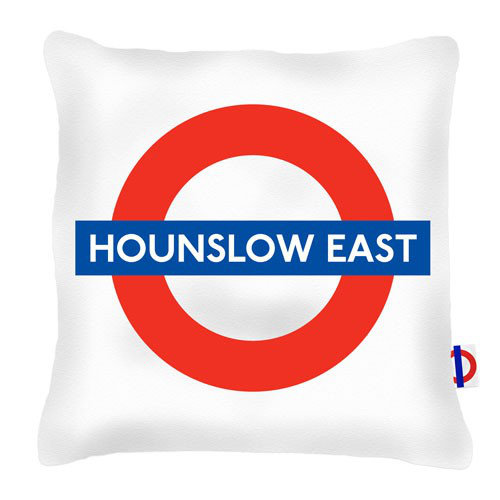 Hounslow East Tube Station London Transport Cushion