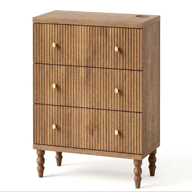 Armoire cannelée, Log