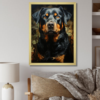 Rottweiler Resilience I sur toile