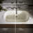 Iron Plains Metal Oval Dual Mount Bathroom Sink with Overflow-27814160
