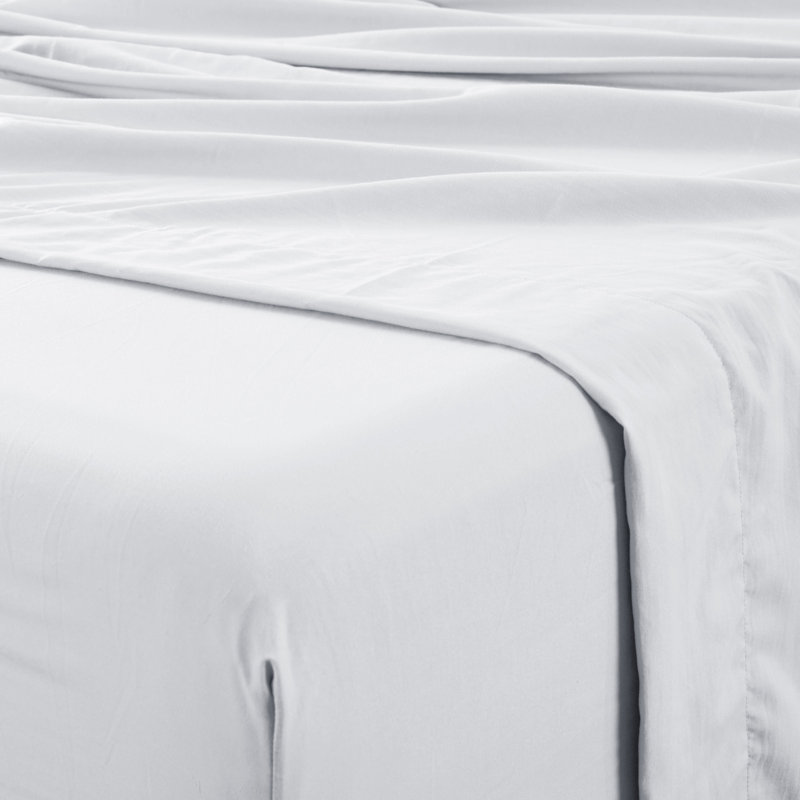 Ensemble de draps en micro-fibre, Blanc, Grand