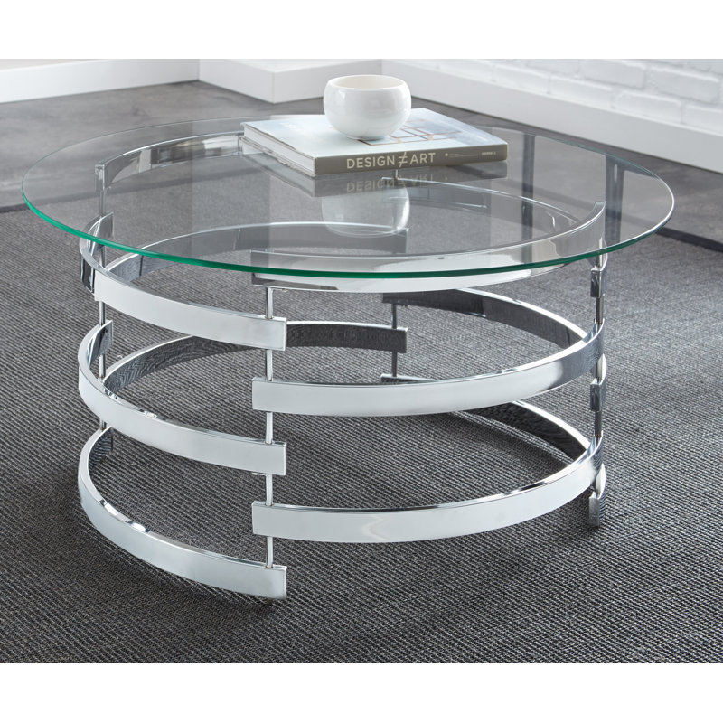 Telly Glass Top Coffee Table