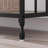 Sofa Tables Narrow Entryway Table With Glass Shelf And Metal Frame