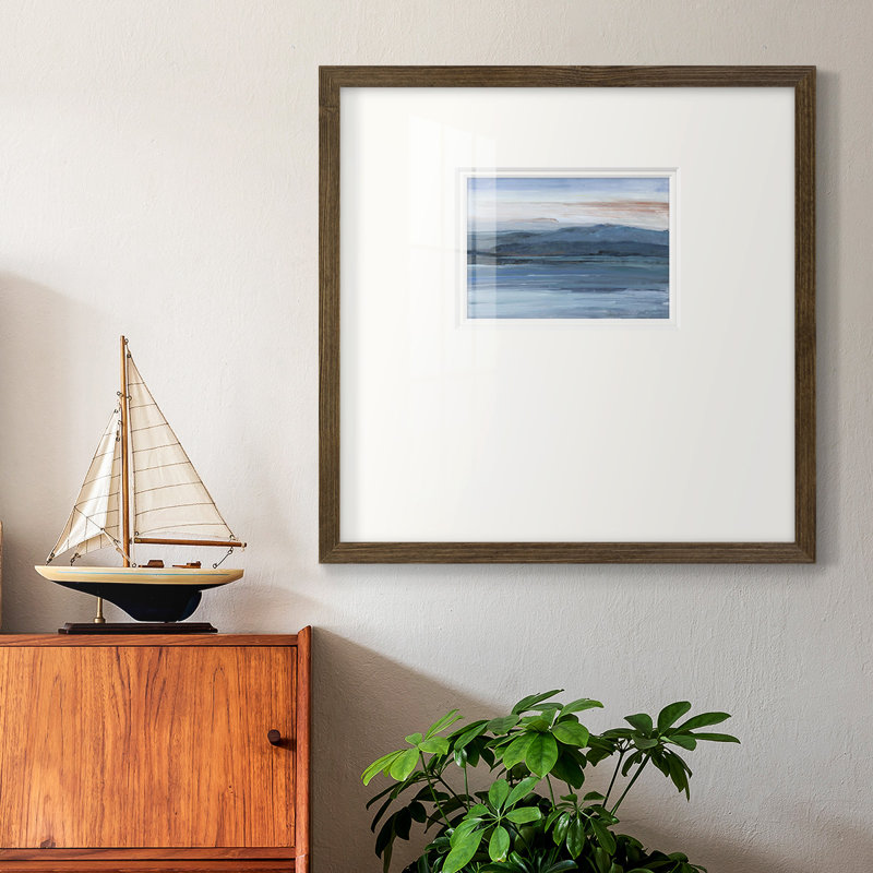 Across The Lakepremium, reproduction encadrée, H 21 po x l 21 po x P 1,25 po