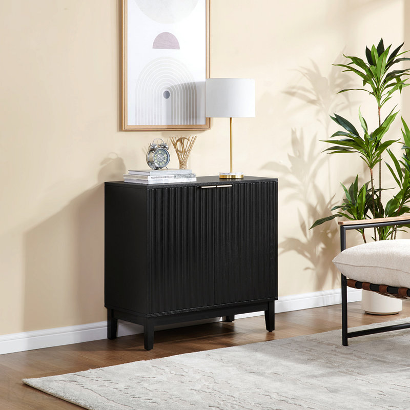 Storage Cabinet, 2 Door, Black