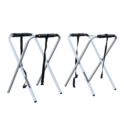 Steel No Mounting / Installation Required Adjustable Multi-Use Sports Rack