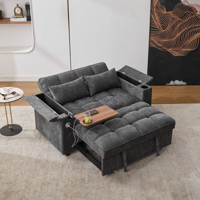 2 Seater Fabric Sofa Bed