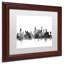 " Chicago IL Skyline B&W " by Michael Tompsett-17769541