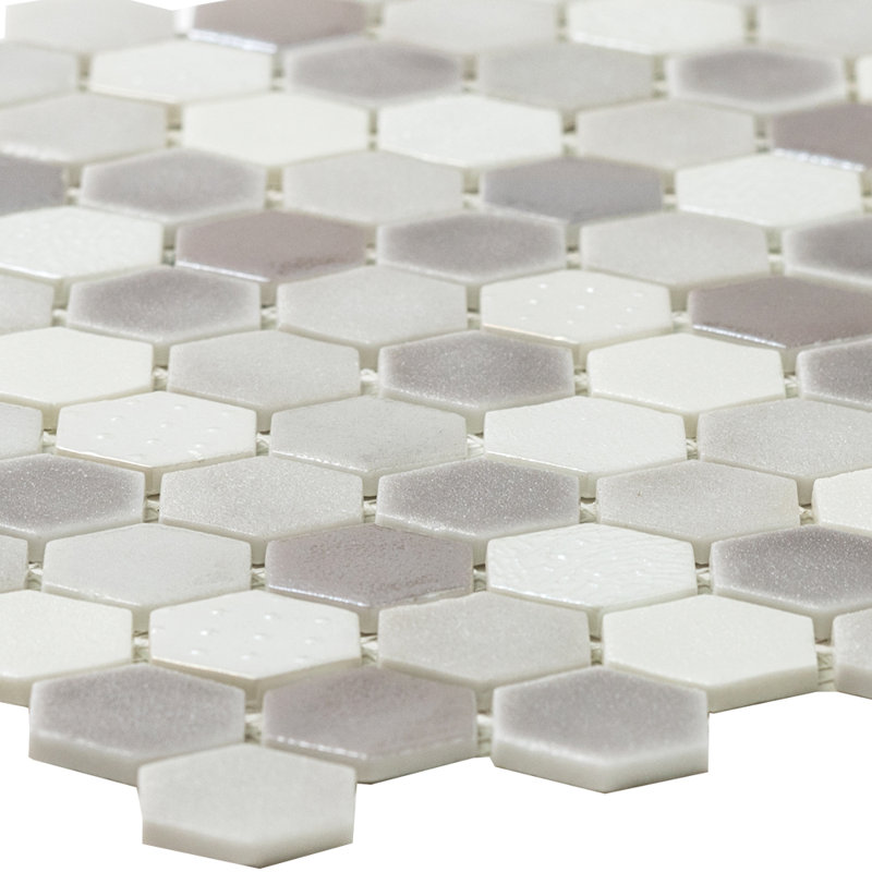Eterna 15"X12" Glass Mosaic Wall and Floor Tile