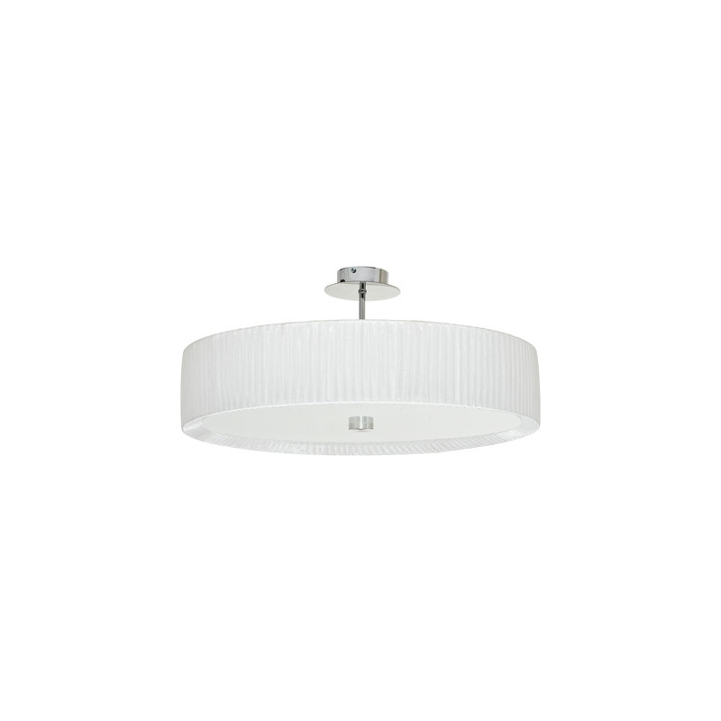 Erabella Semi Flush Mount, White
