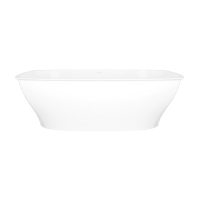 Pembroke 69.5" x 31.38" Freestanding Soaking Bathtub in Volcanic Limestone with No Overflow Hole