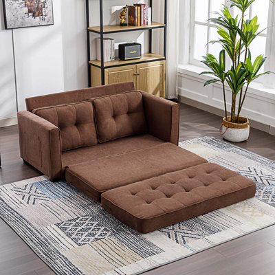 Canapé-lit en chenille 59,4 po