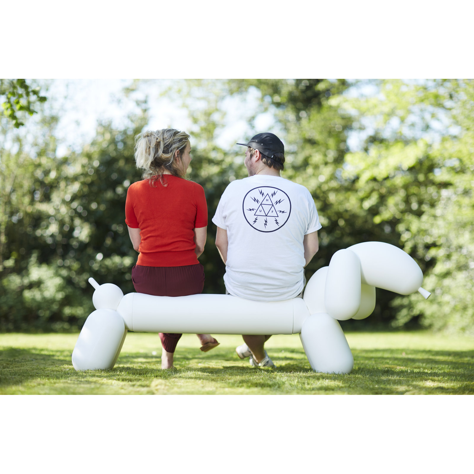 Fatboy Attackle Attackle 77" Entryway Bench, White