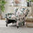 Alida Floral Print Manual Push Back Recliner-1626273291