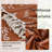 2-Pack Burnt Orange Linen Curtains! Bohemian Farmhouse, Retro Floral Semi-Sheer