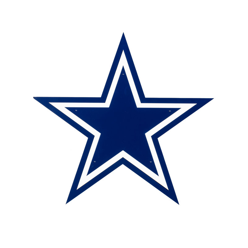 Art mural en métal Dallas Cowboys