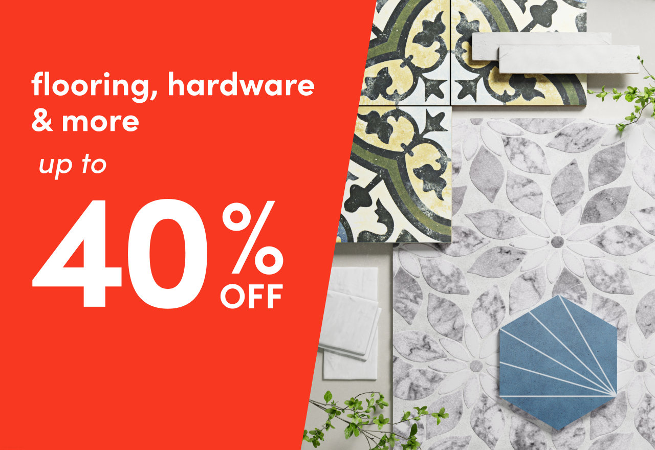 flooring, hardware & more on clearout